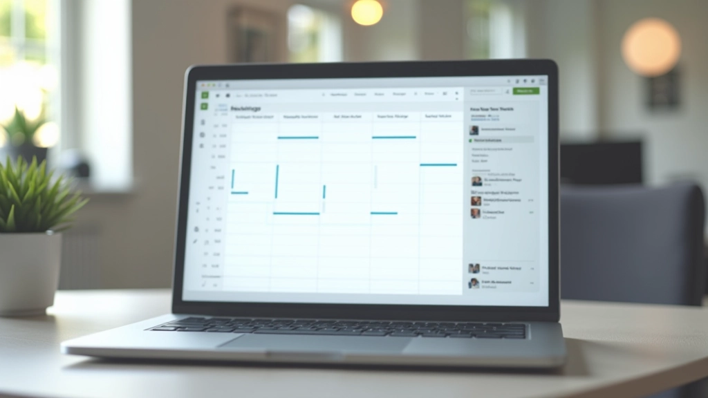 Calendar application showing properly scheduled meetings with visible time buffers between appointments