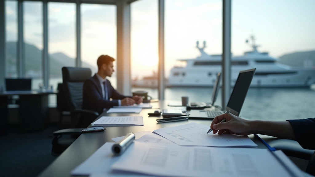 Executive office space with maritime view